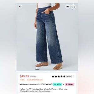 Halara jeans . New w tags and still in shipping bag.